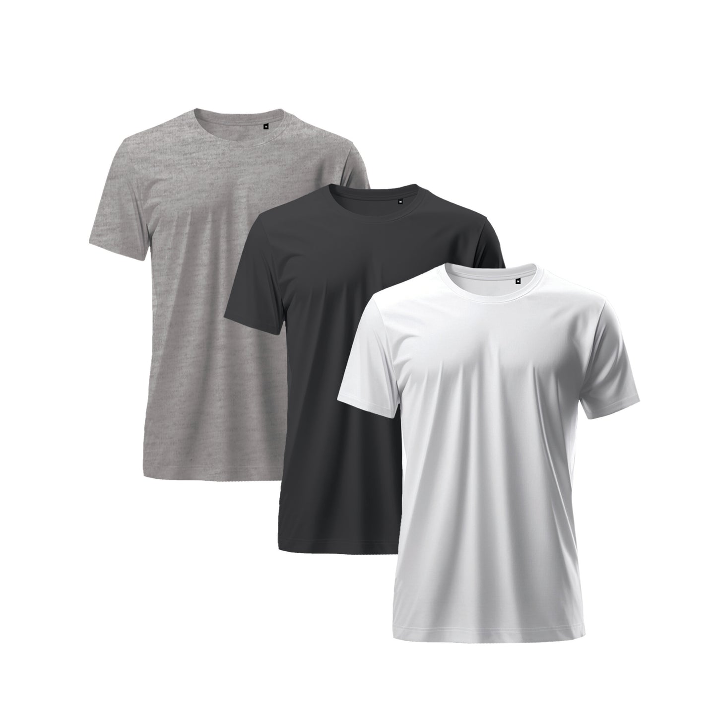 Cottonia Crewneck Comfortable T-shirt Men 100% from Cotton.